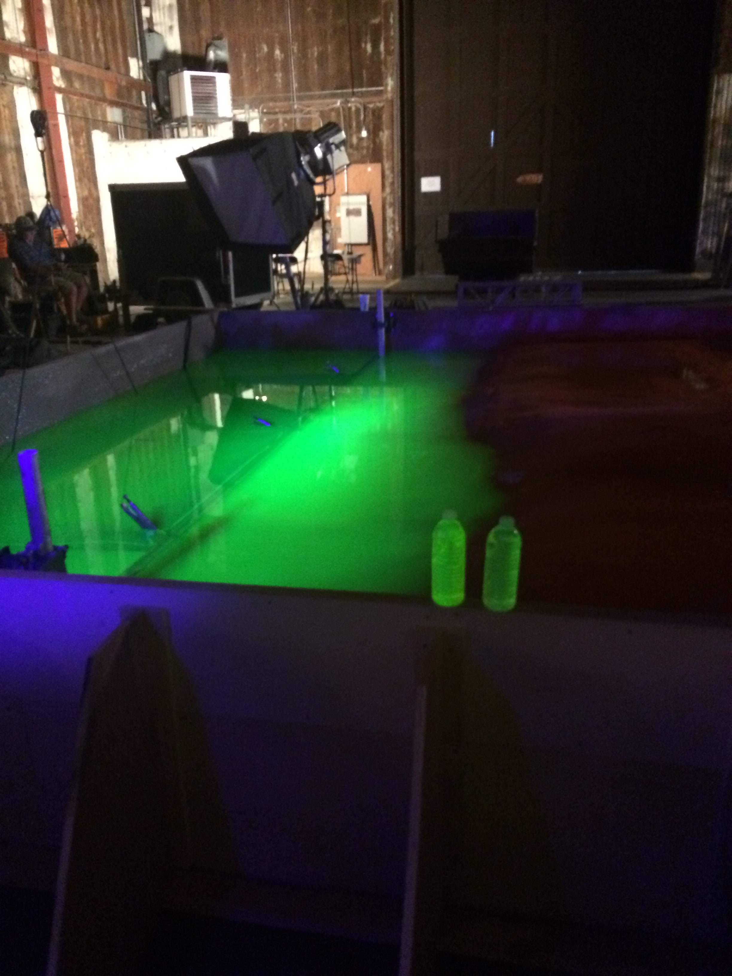 Glowing luminescent special effect creating an ethereal light